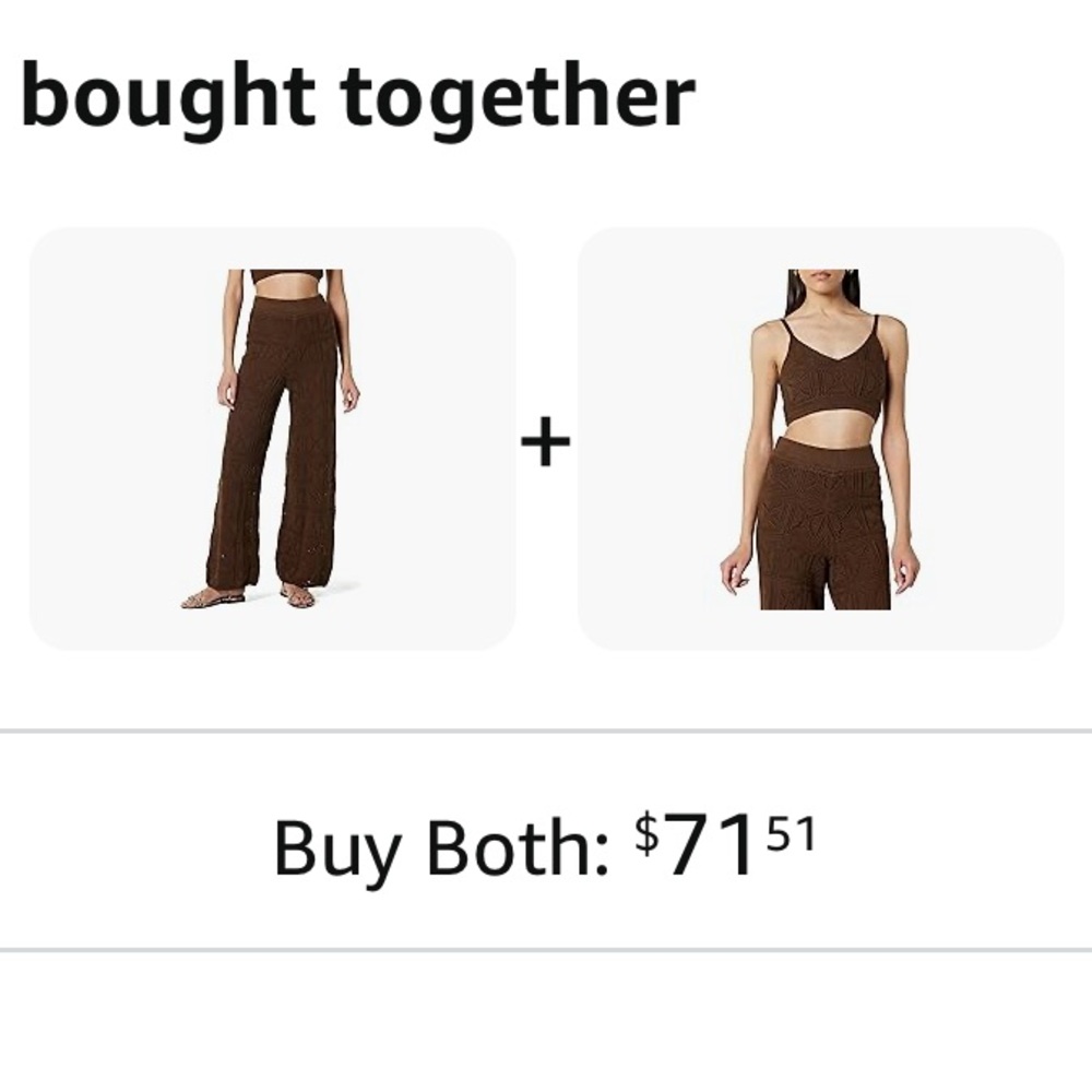 Brown Crochet Knit Set - Picture 7 of 7